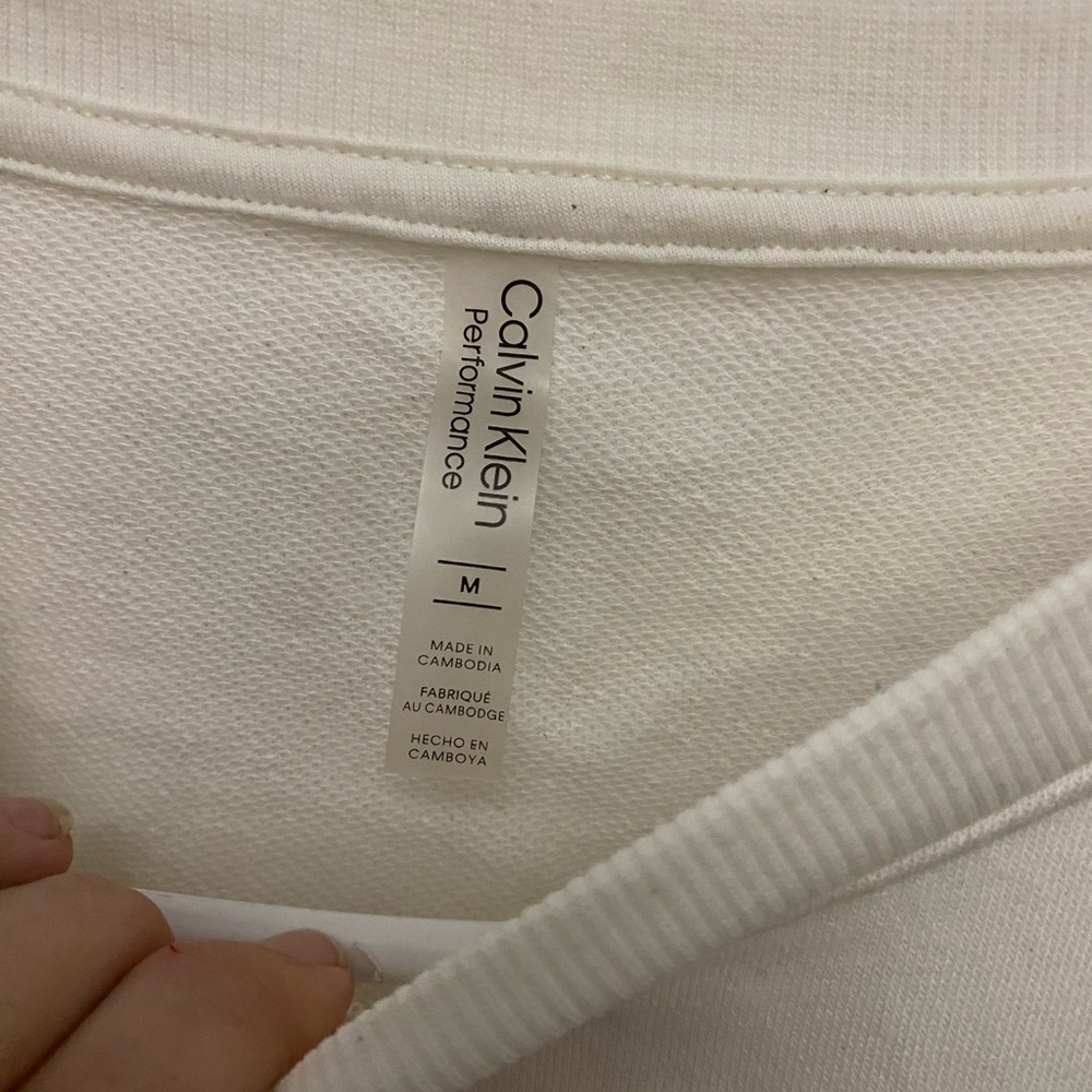 Calvin Klein Performance Cream Top - Picture 2 of 6
